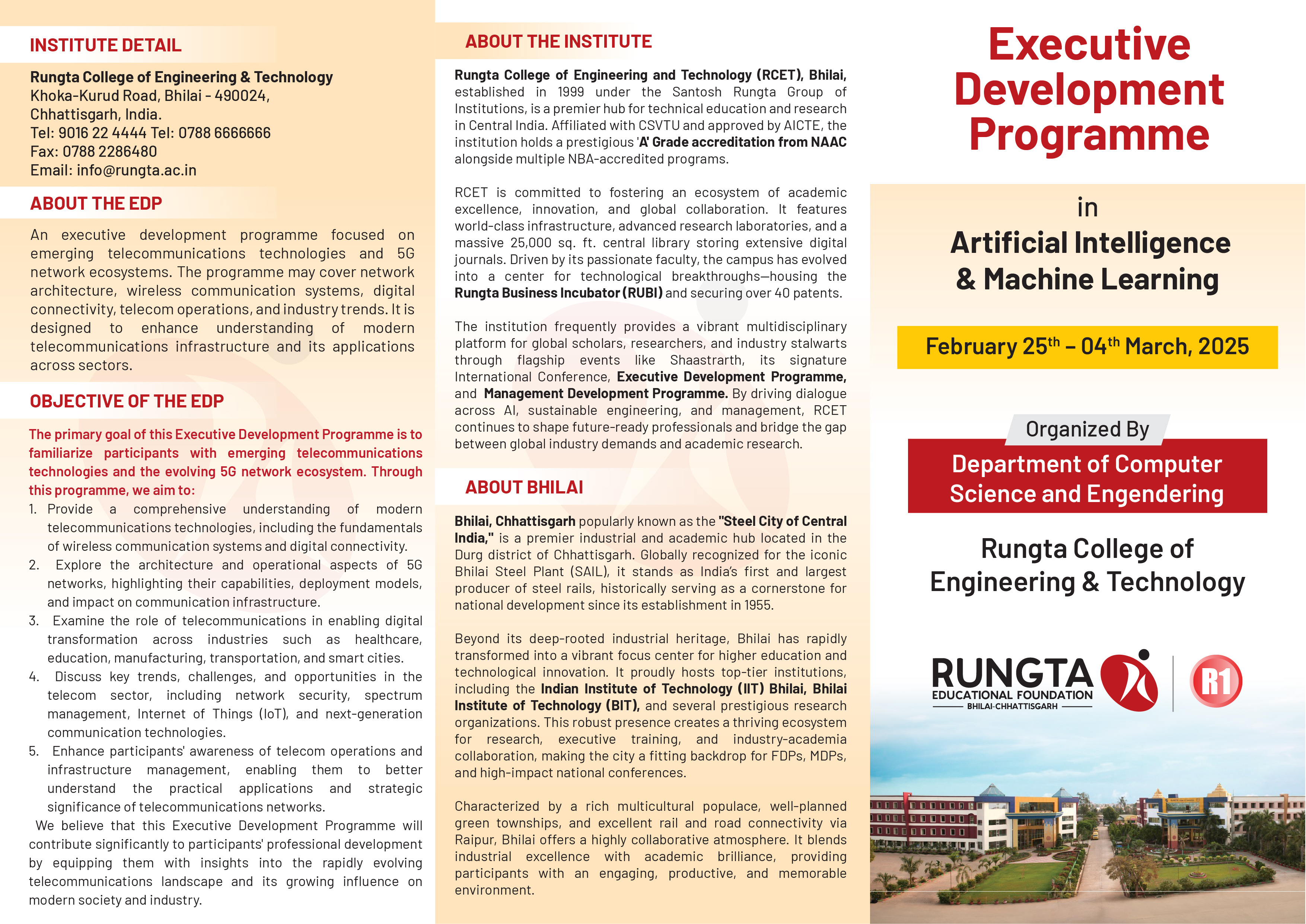 Executive Development Program in Artificial Intelligence & Machine Learning